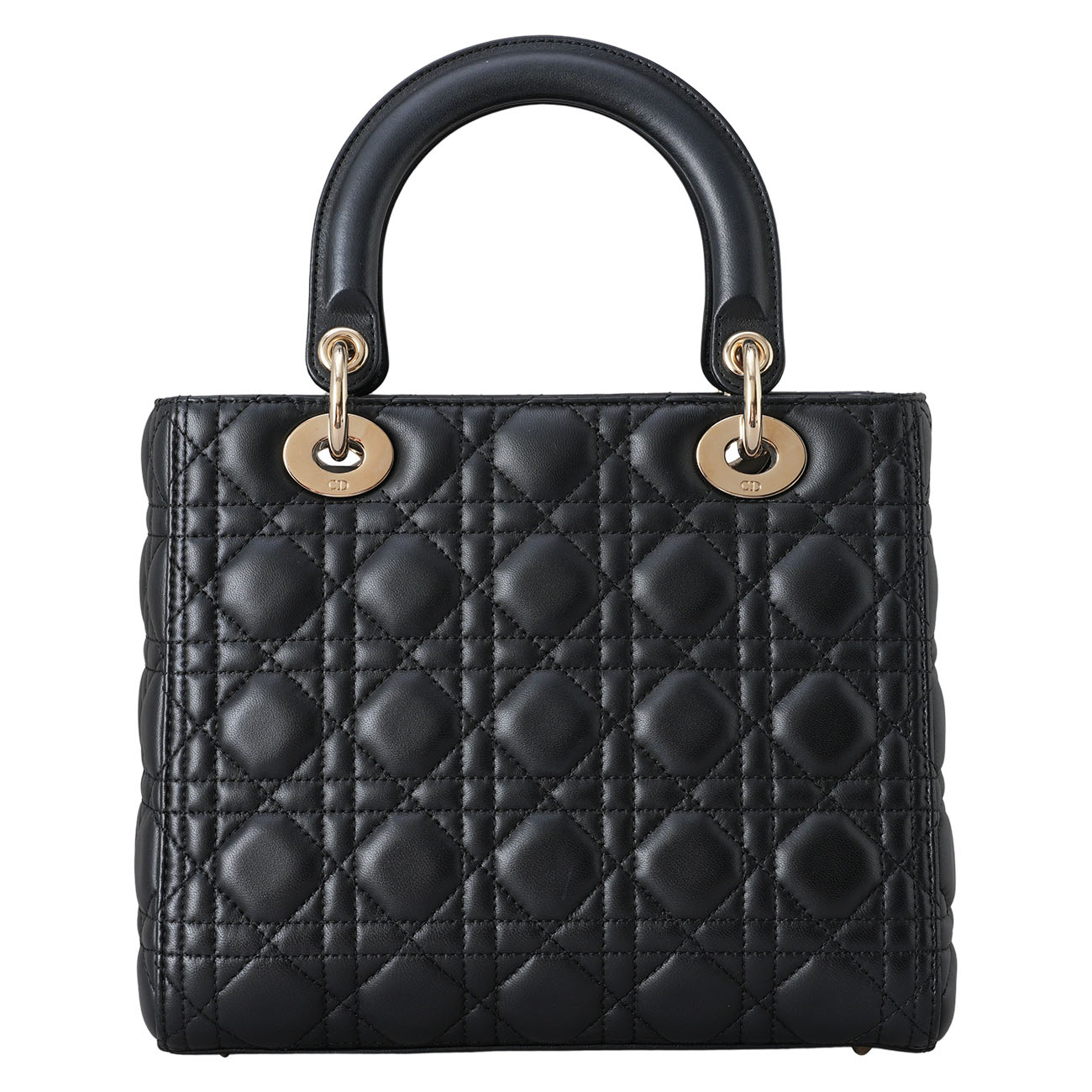 CHRISTIAN DIOR(USED)디올 레이디디올 미듐 블랙
